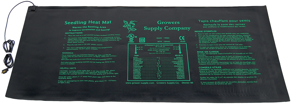 Seedling Heat Mat  Waterproof Plant Heating Mat for Seedlings - Bootstrap  Farmer